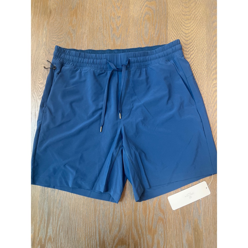 CRZYOGA Mens Swim Trunks French Navy Athletic Size L NWT